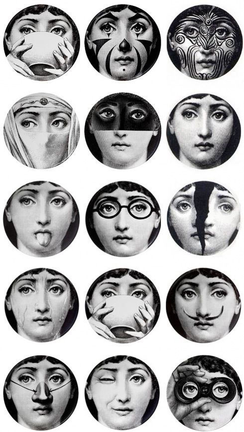 plates fornasetti