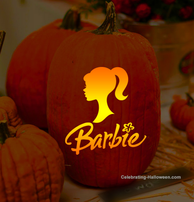 barbie pumpkin carving