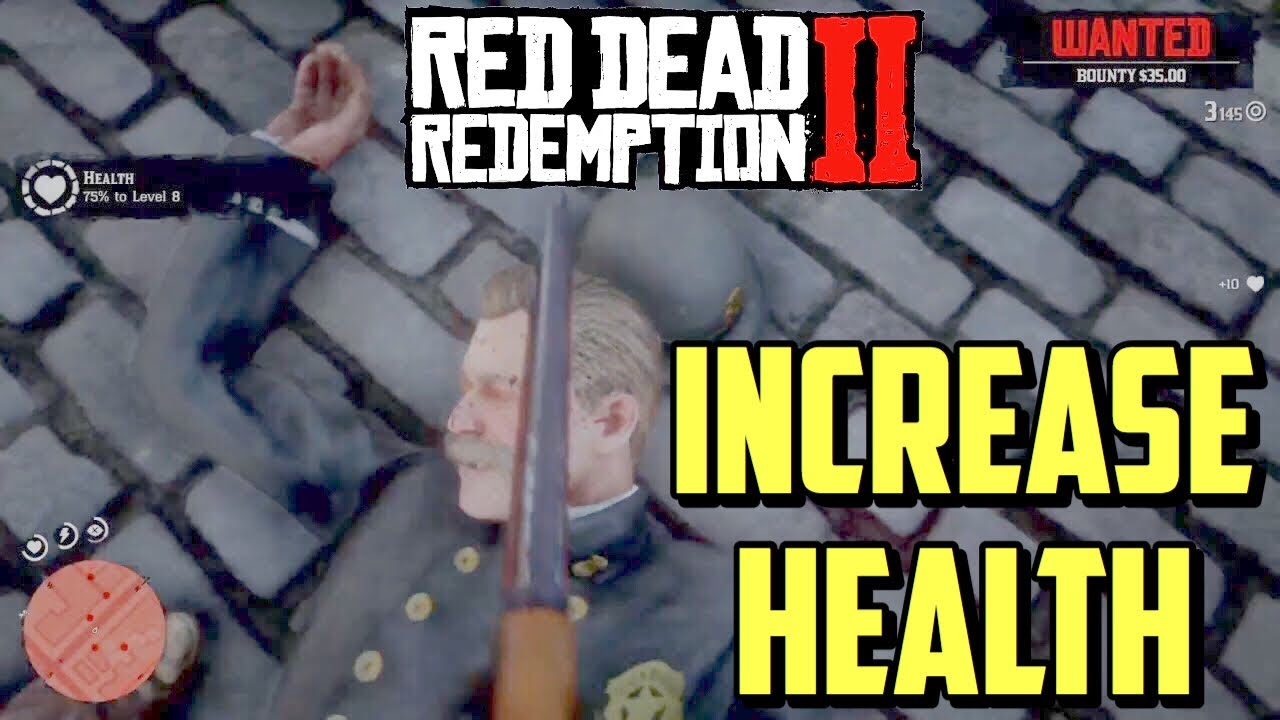 how to increase health rdr2