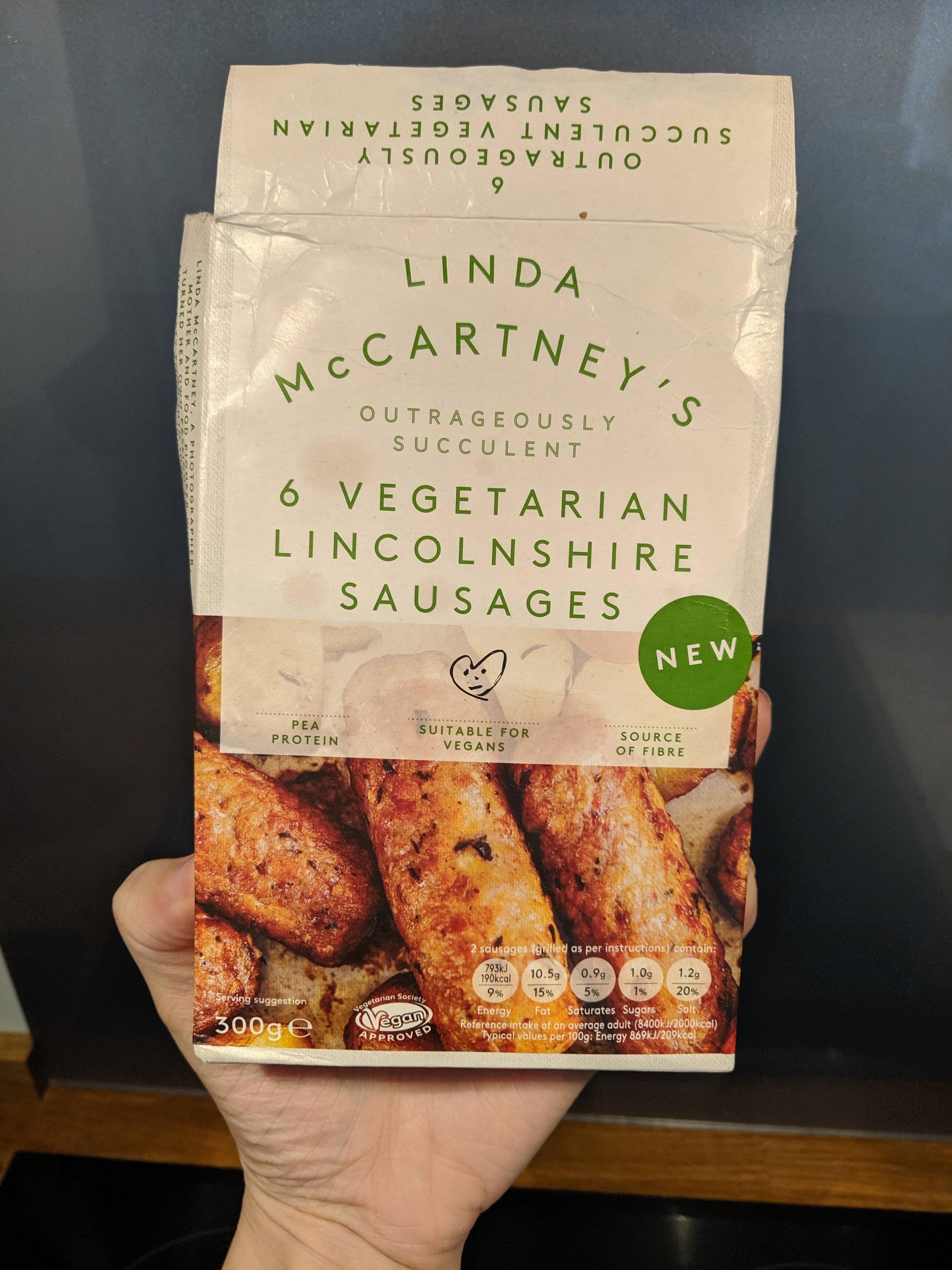 tesco linda mccartney sausages