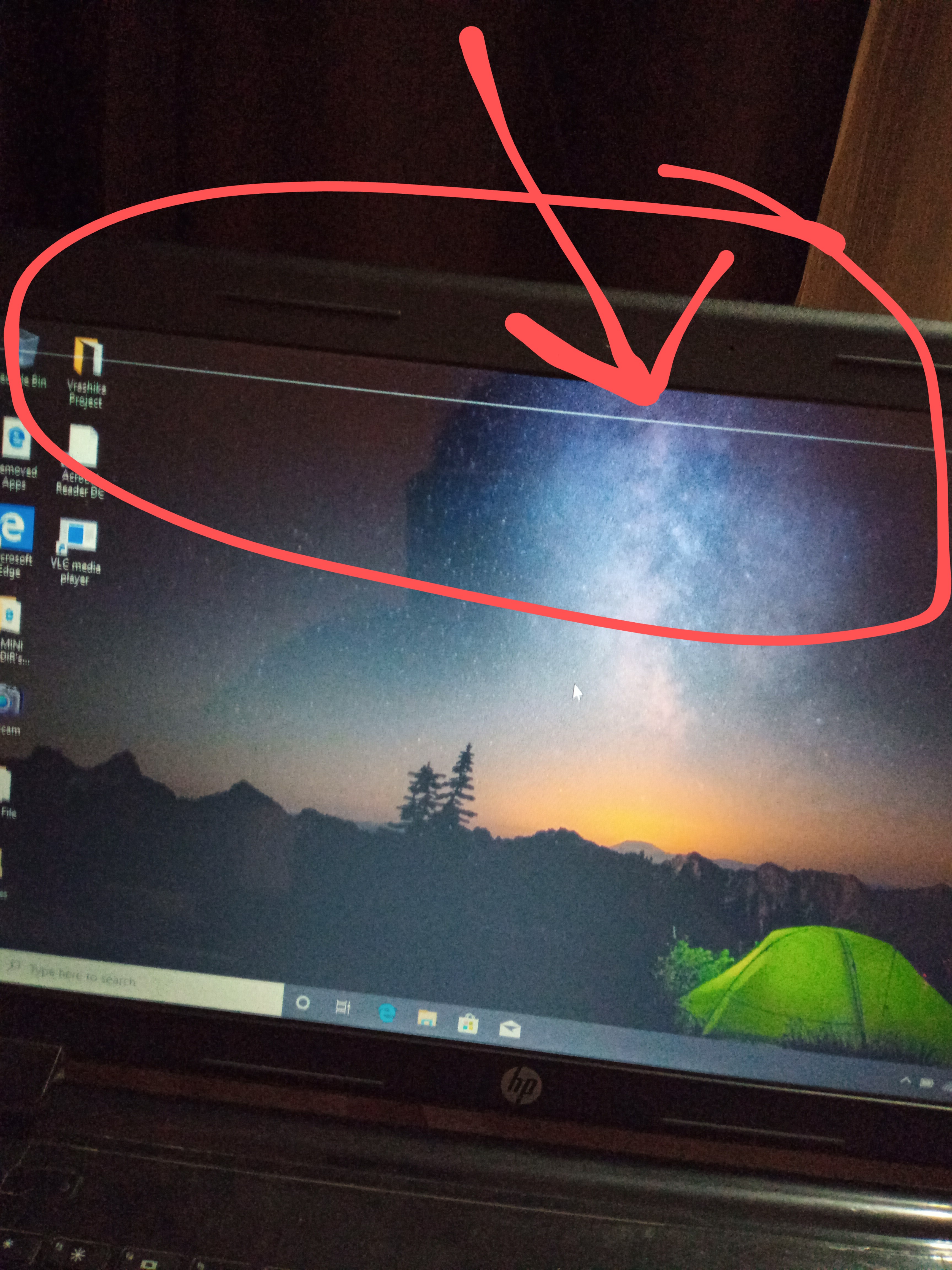 hp laptop display flickering