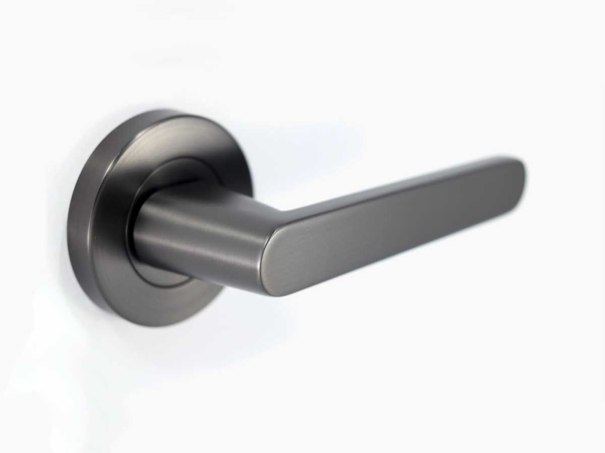 gunmetal grey handles