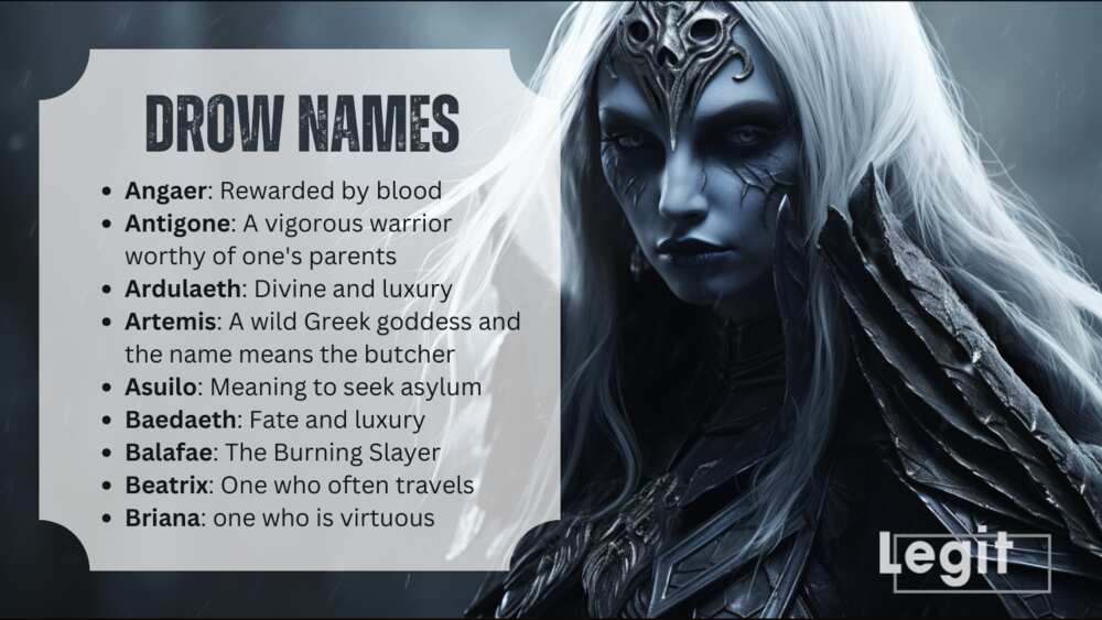 drow names