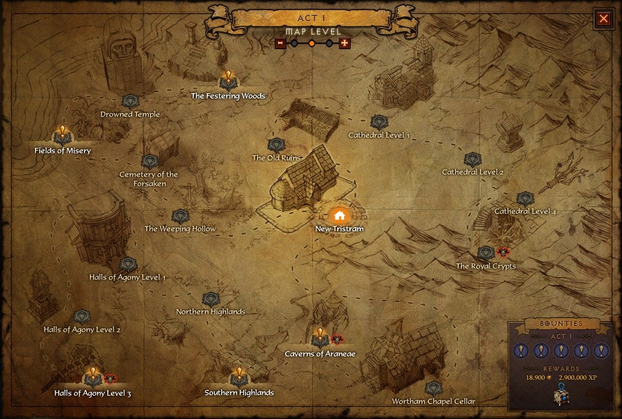 acts in diablo 3