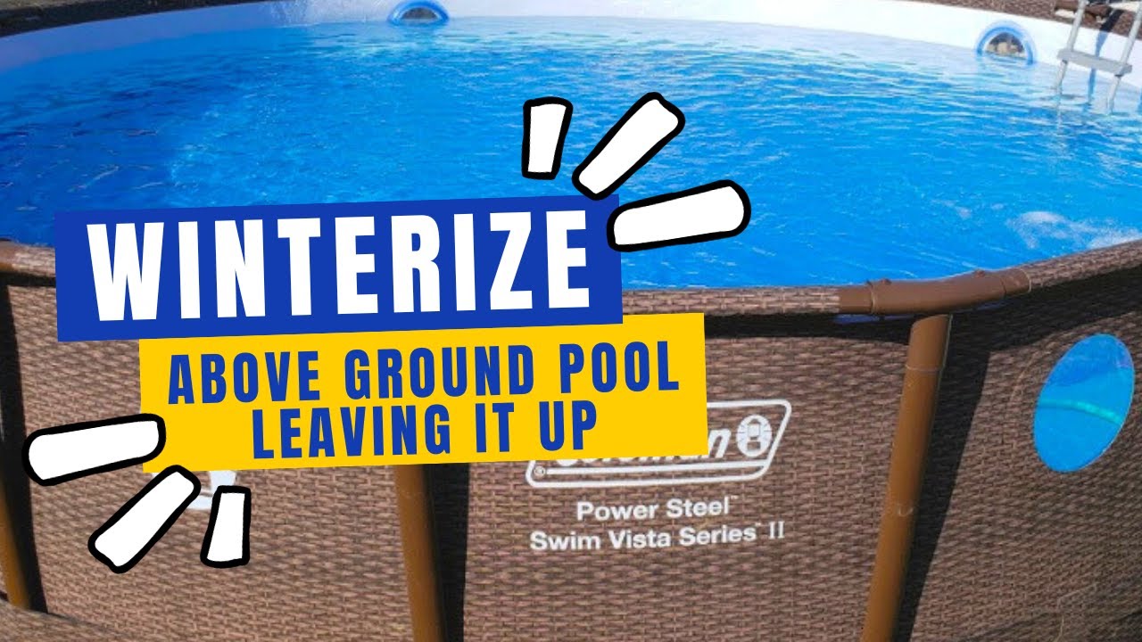 how to winterize a coleman above ground pool