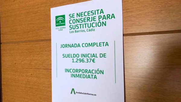 se necesita conserje incorporación inmediata