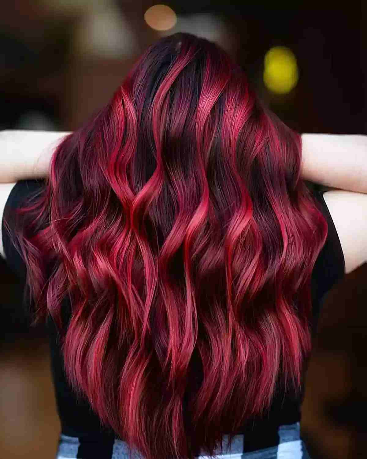 red highlights