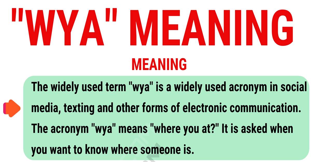 wya text meaning