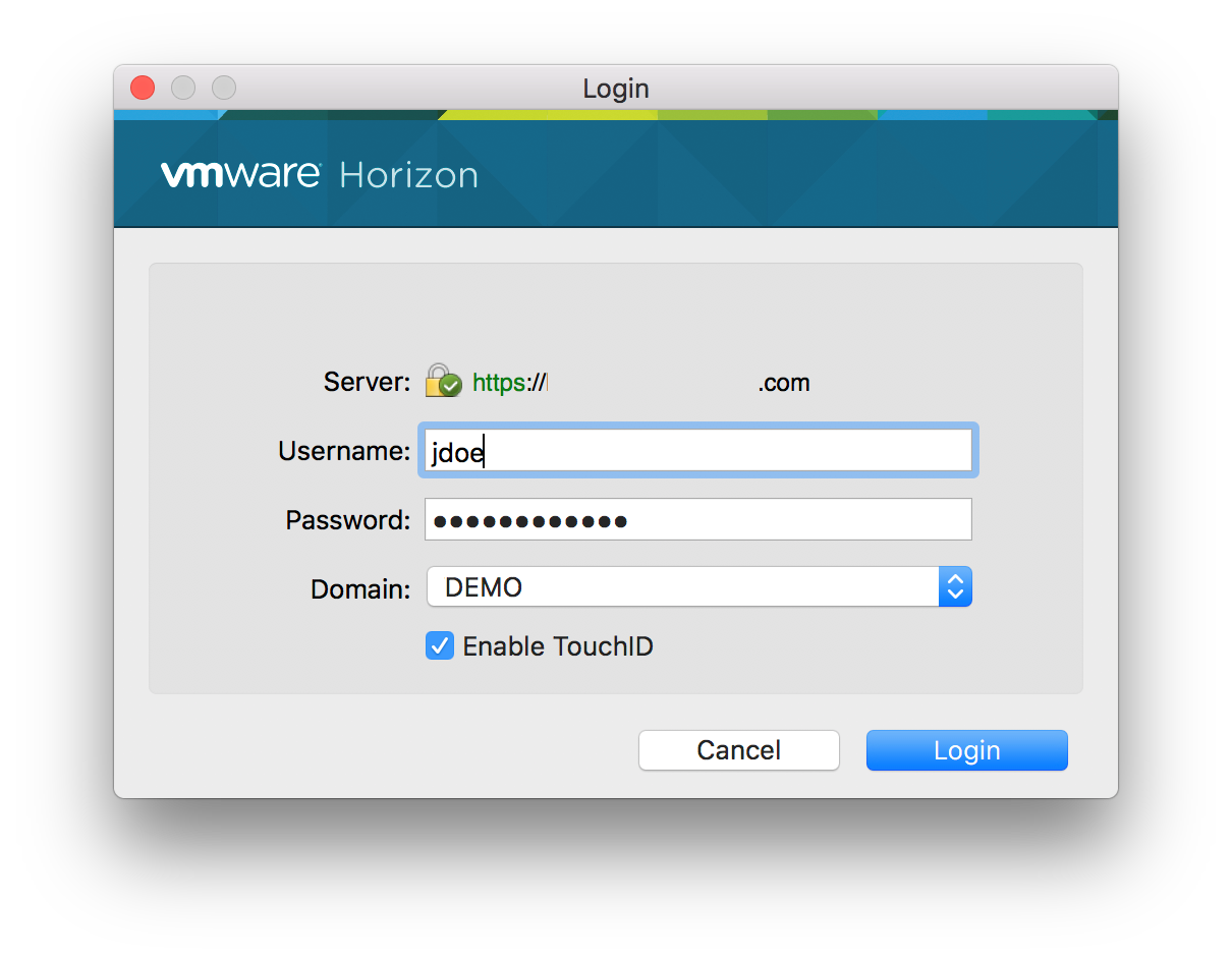 vmware horizon client