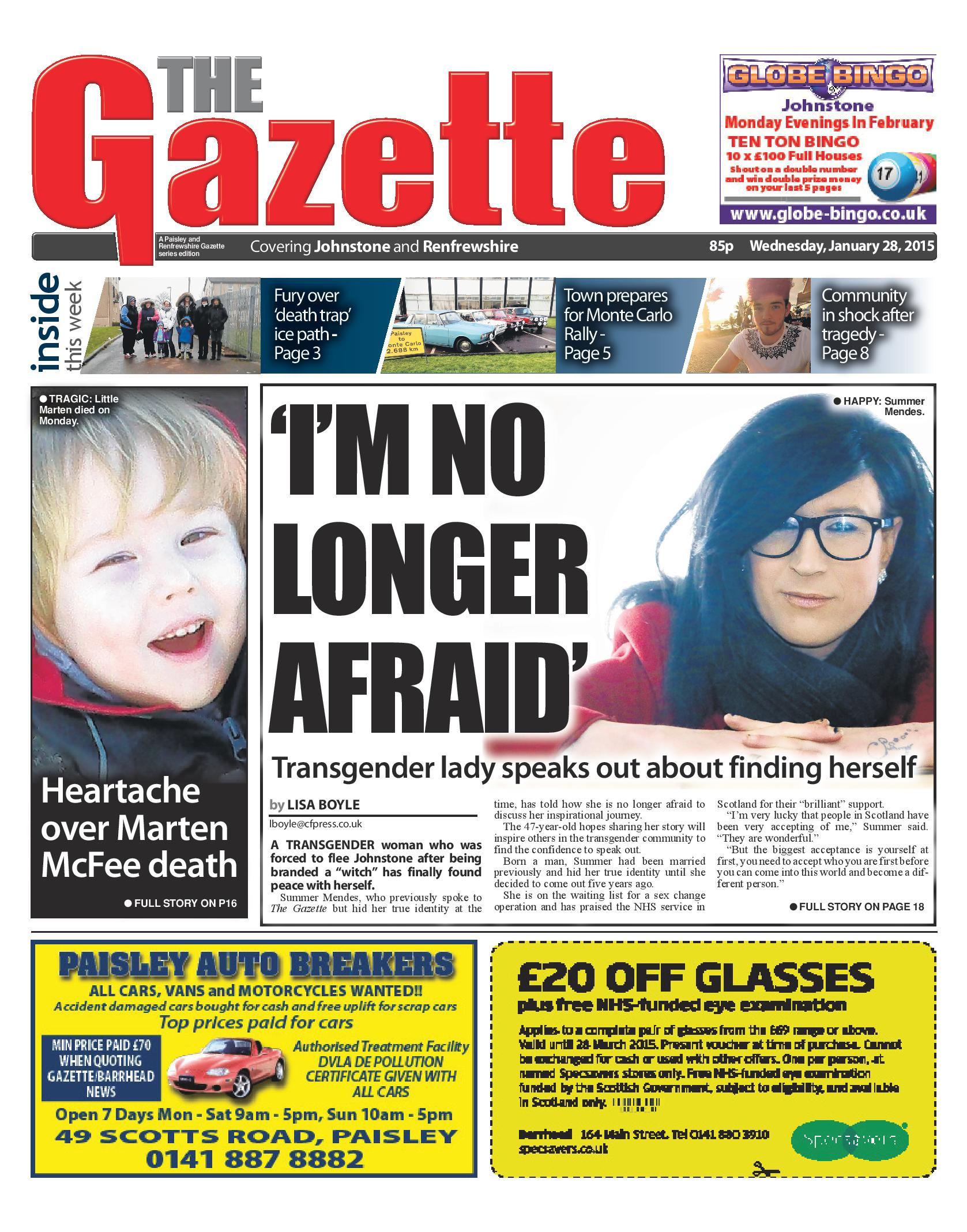 gazette paisley