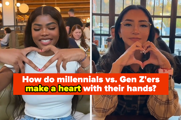 gen z heart hands