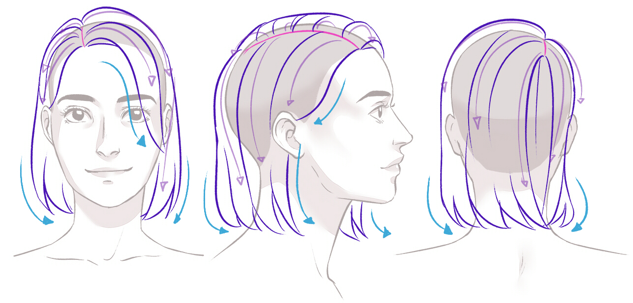 drawing hair ideas