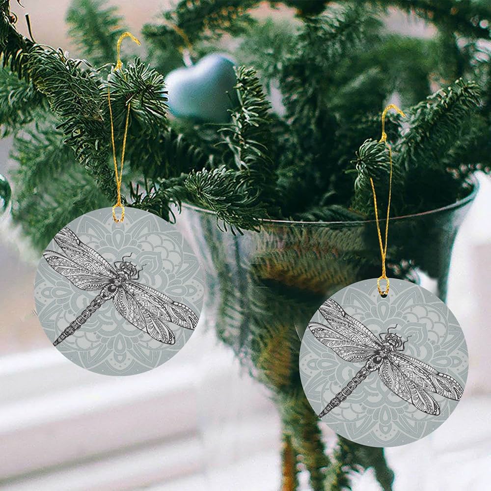 dragonfly christmas decorations