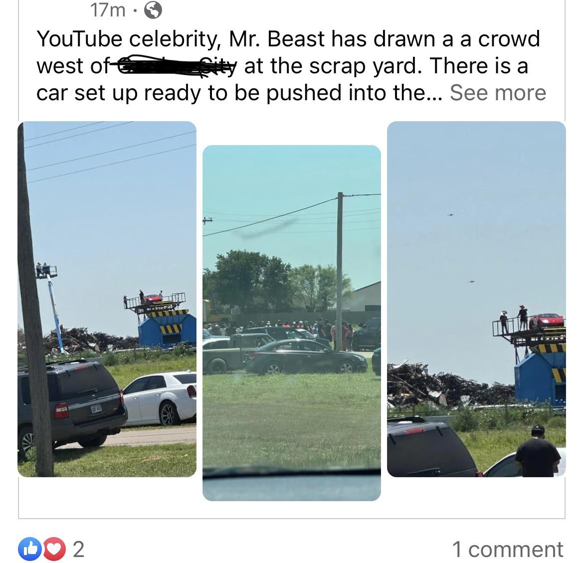 mrbeast in kansas city