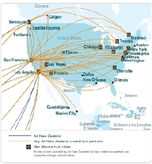 air new zealand flight schedule