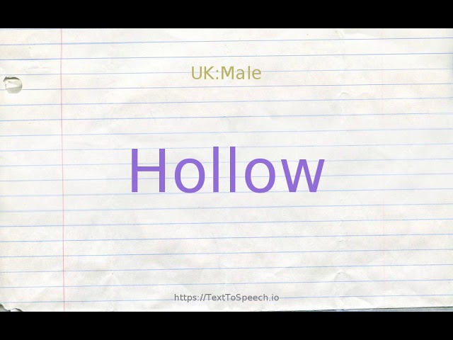 hollow antonym