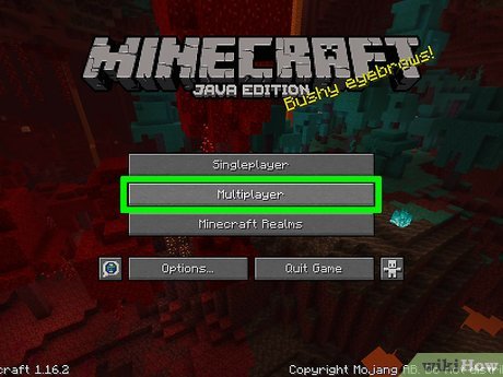 how to play multiplayer minecraft java