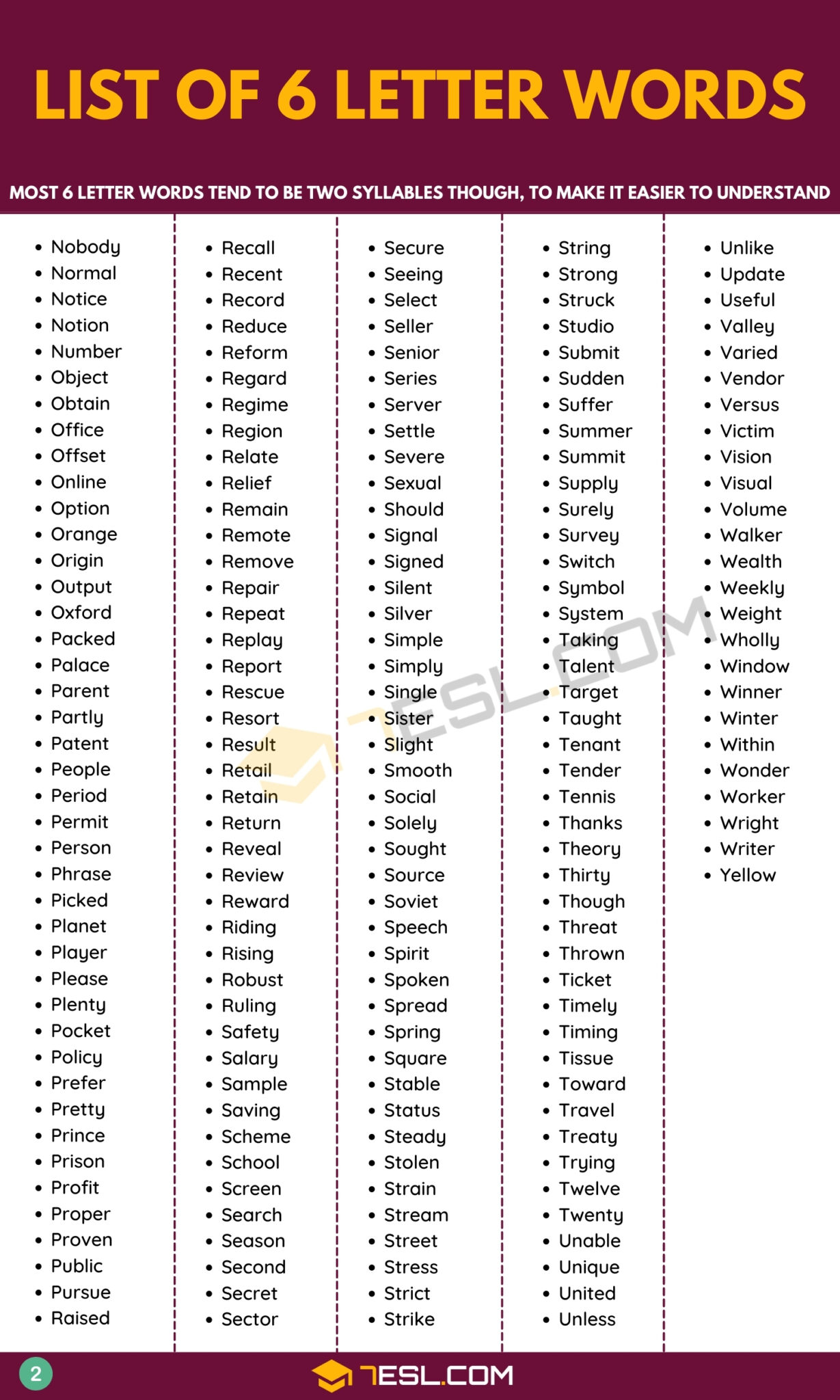 six letter words that start with i