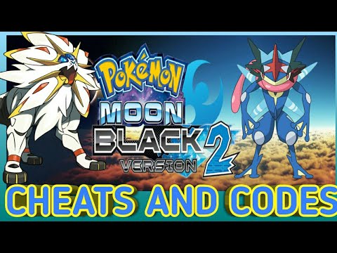 pokemon moon black 2 cheats drastic