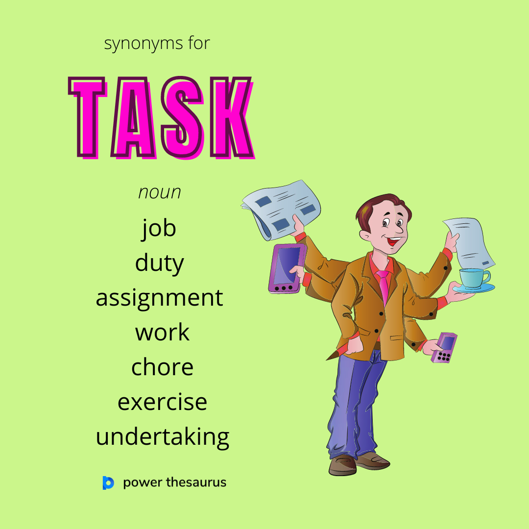 synonym of task