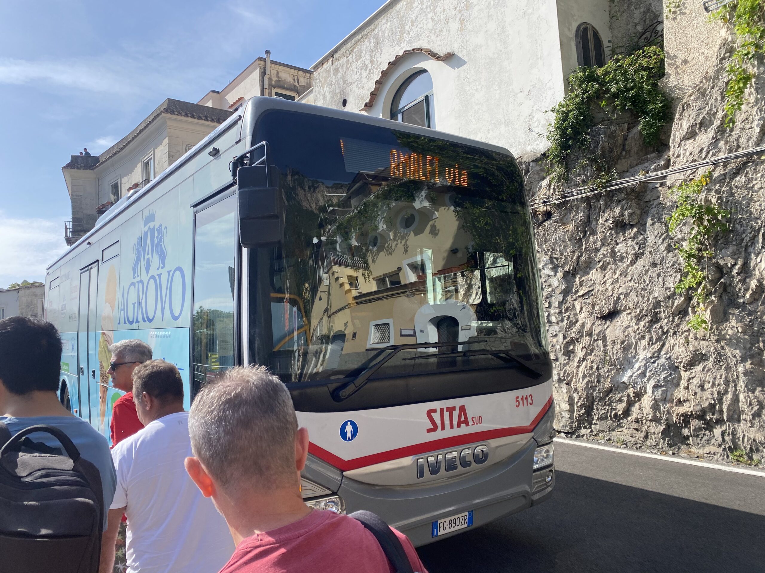 positano to sorrento bus