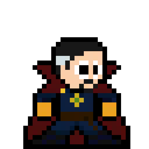 dr strange pixel art