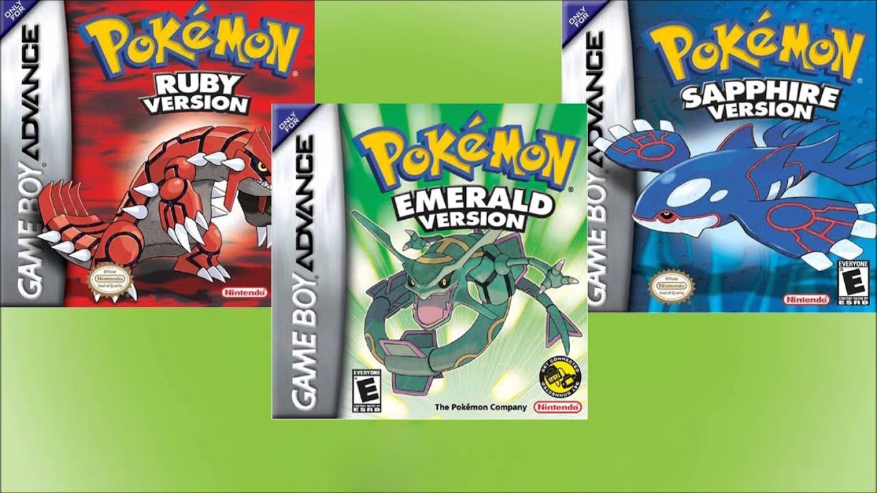 pokemon generation 3 games