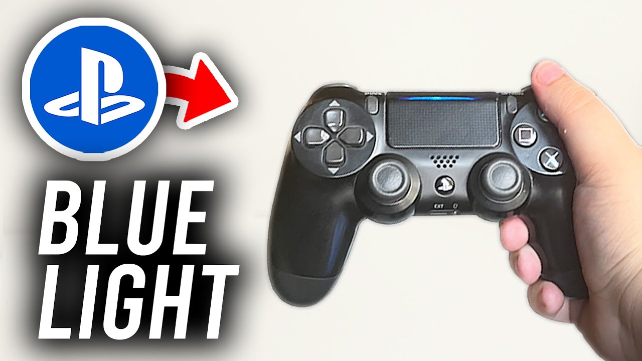 ps4 flashing blue light