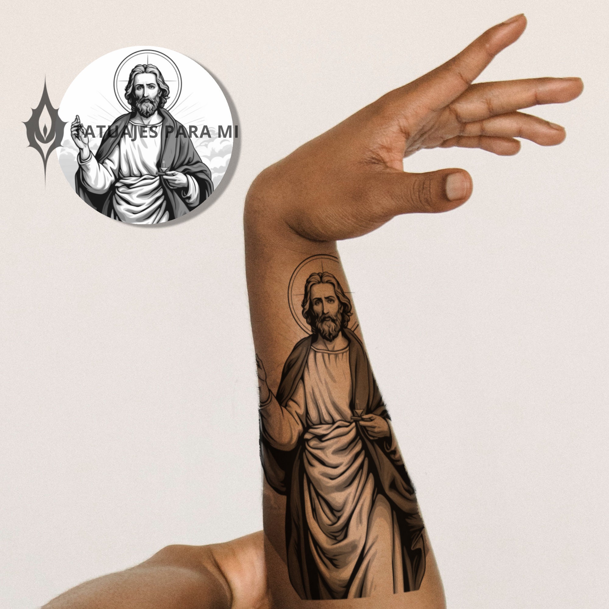 san judas tadeo para tatuar