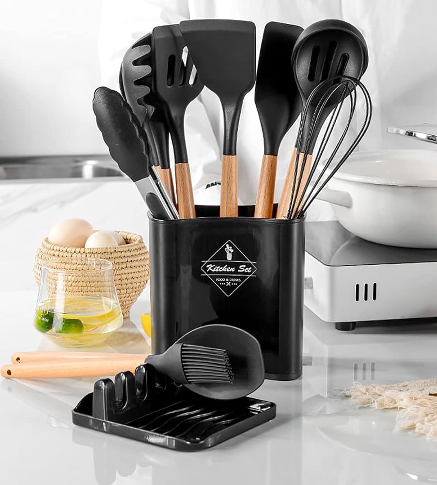 silicone cooking tools set