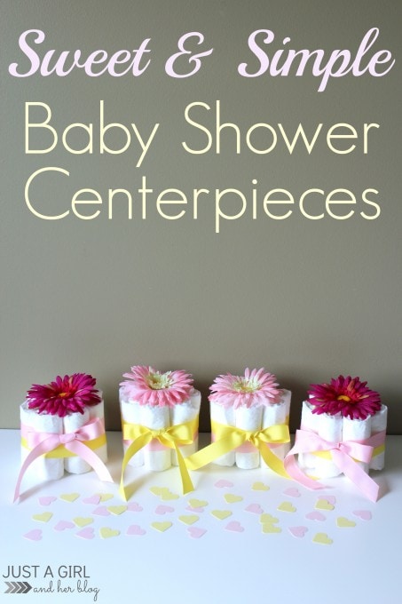 baby shower centerpieces