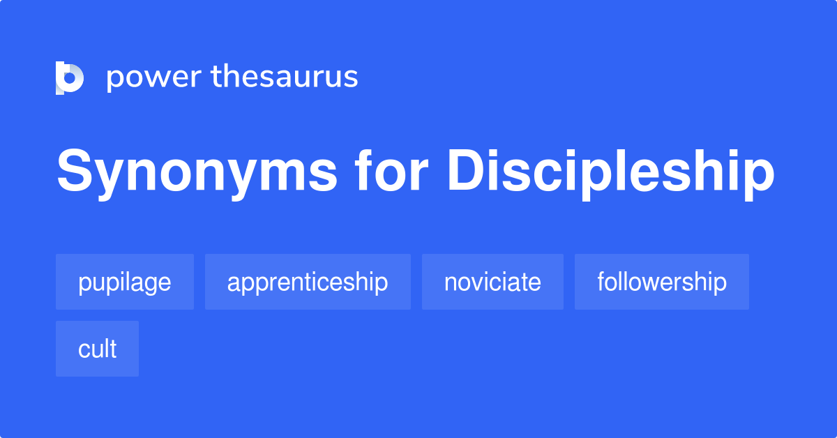 discipleship thesaurus