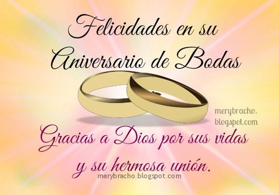 imagen feliz aniversario de bodas