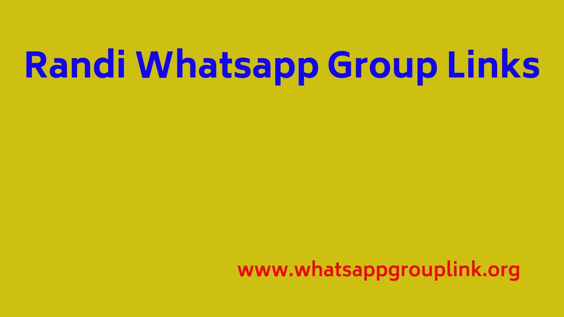 randi whatsapp group