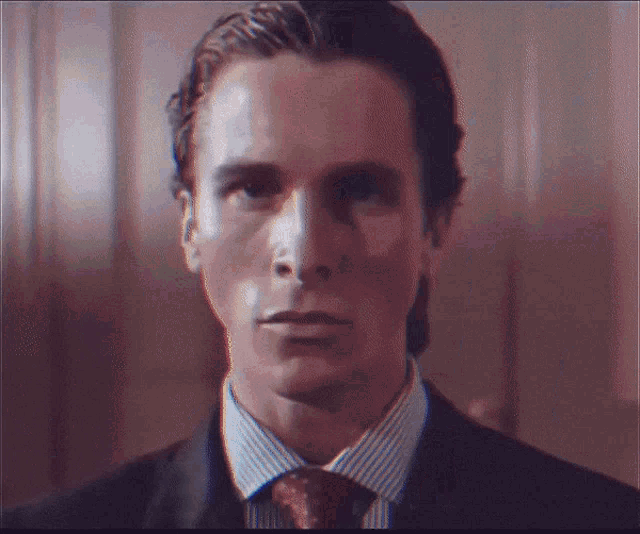 patrick bateman sigma face