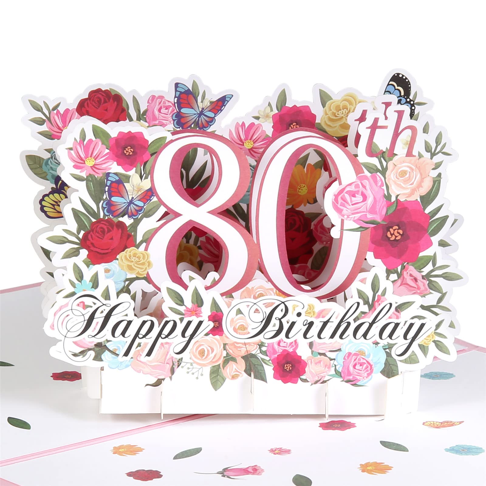 80th birthday greeting cards