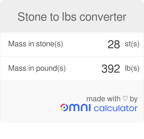 how much is a stone in us pounds