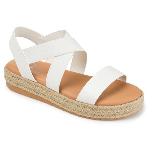 white sandals at target