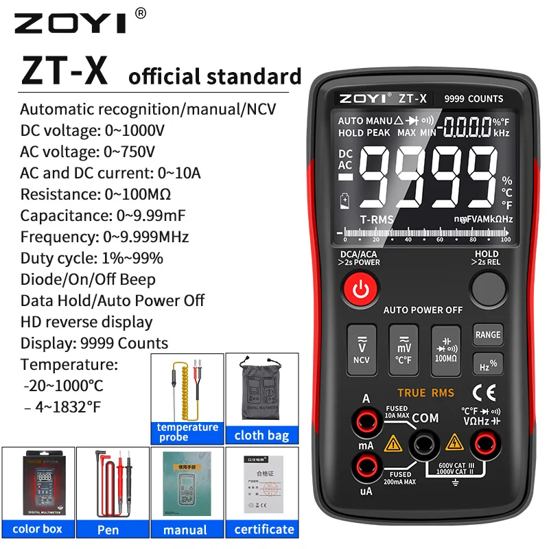 zt x digital multimeter