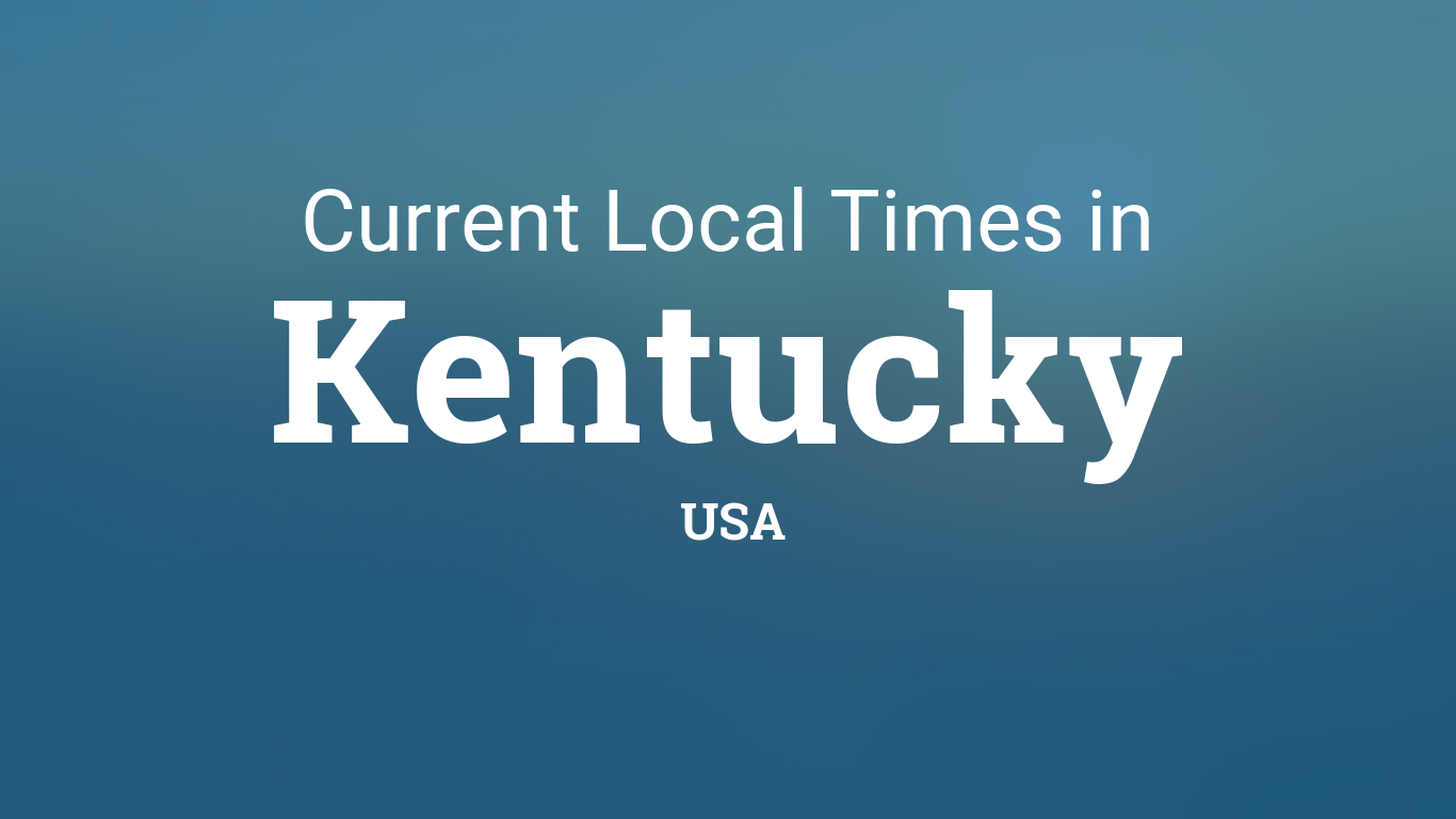 current time in kentucky usa