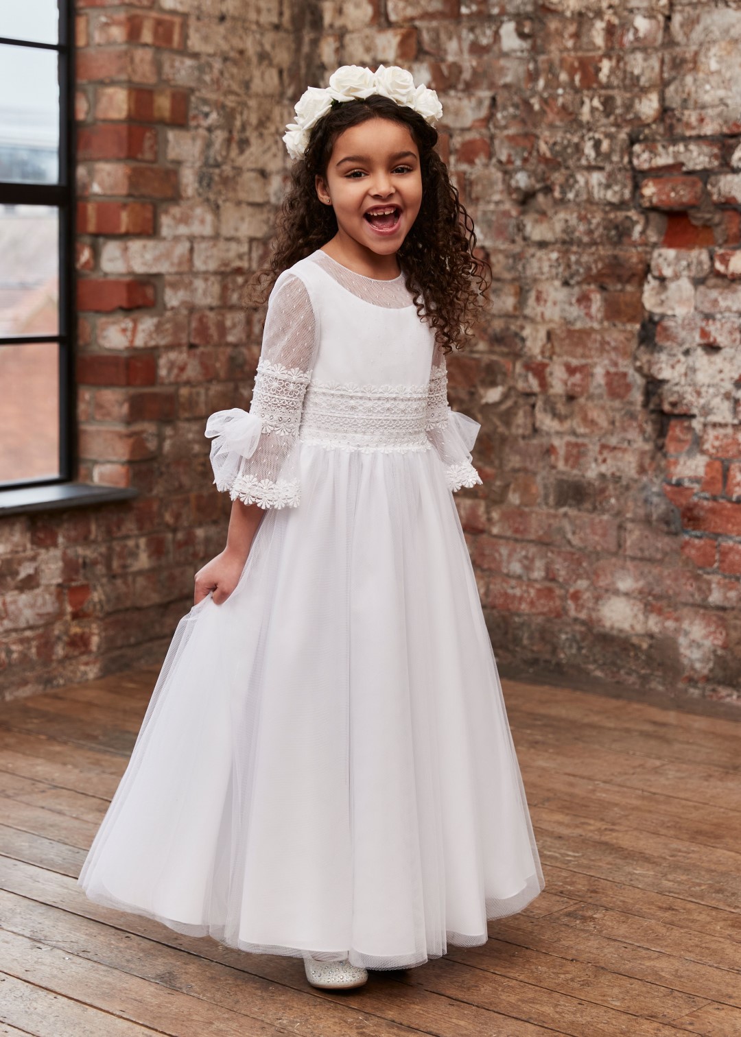 long communion dresses