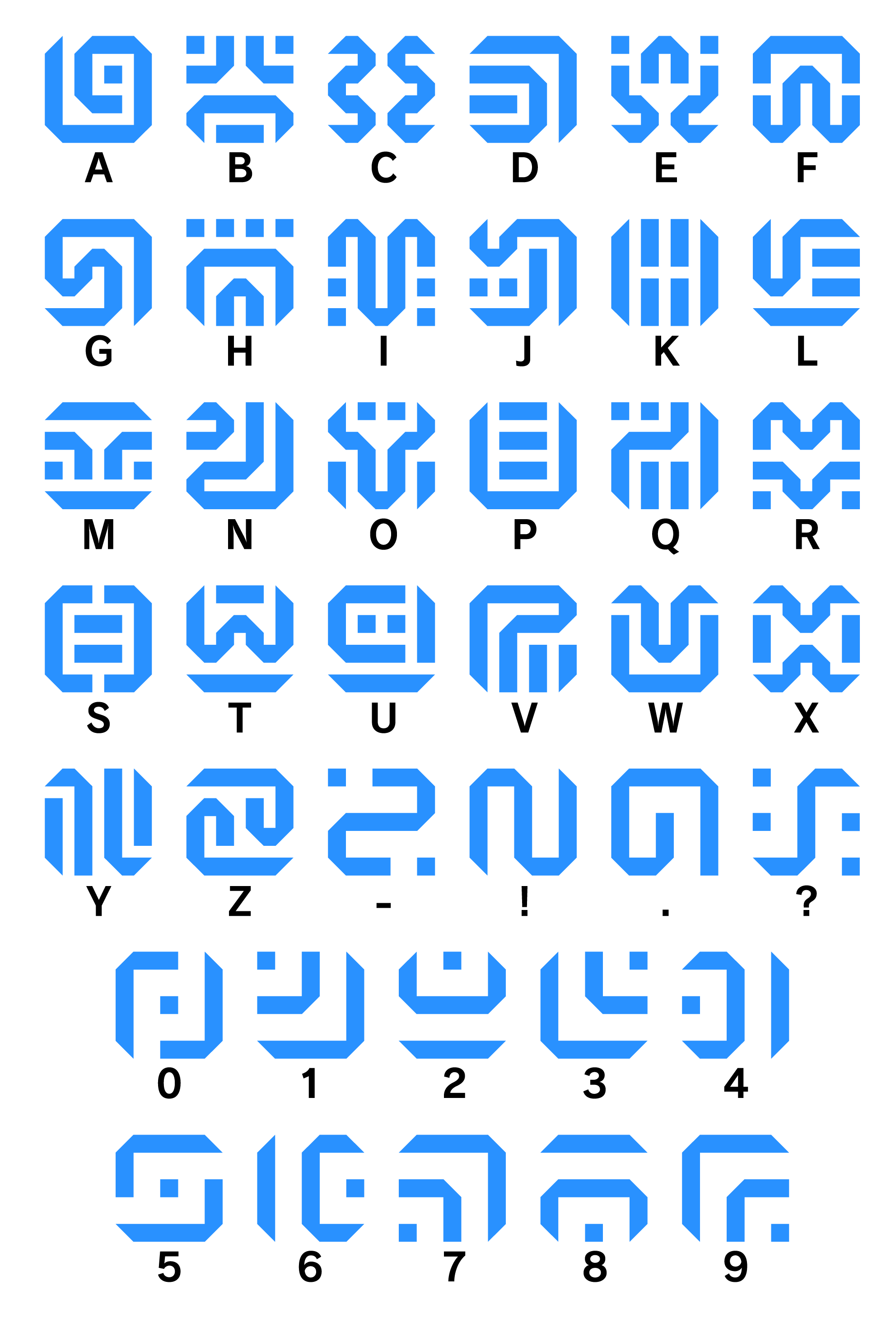 hylian alphabet