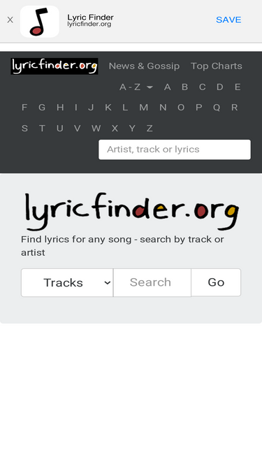 lyricfinder