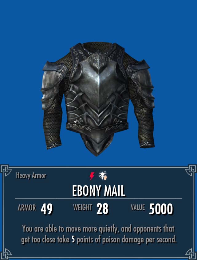 how to get ebony mail skyrim