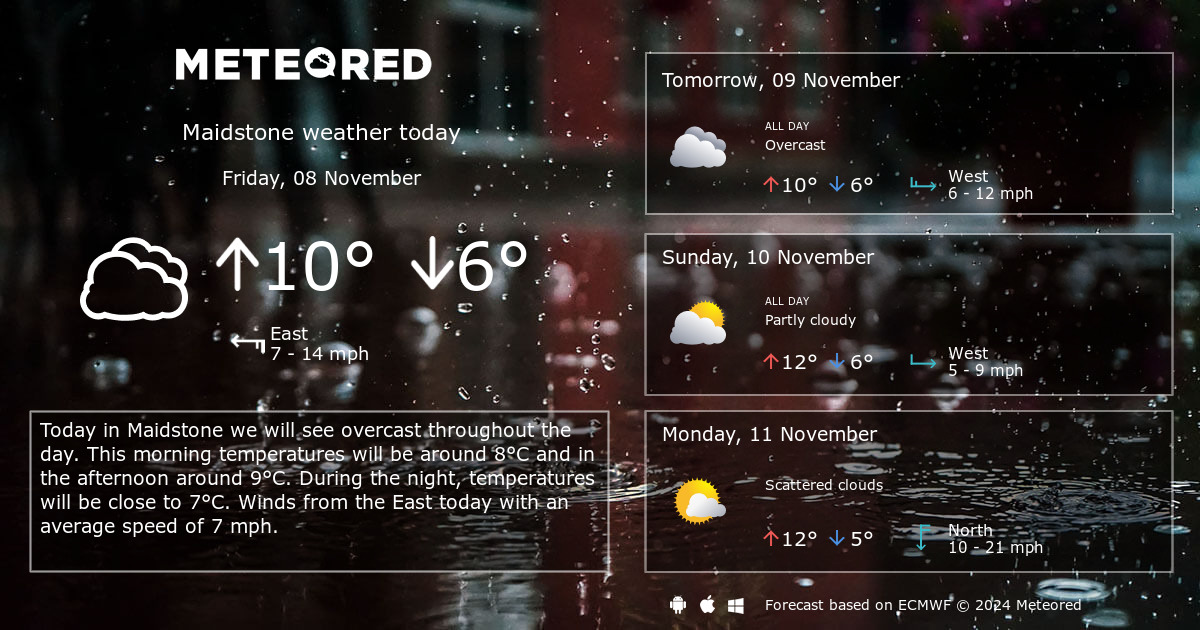 10 day forecast maidstone