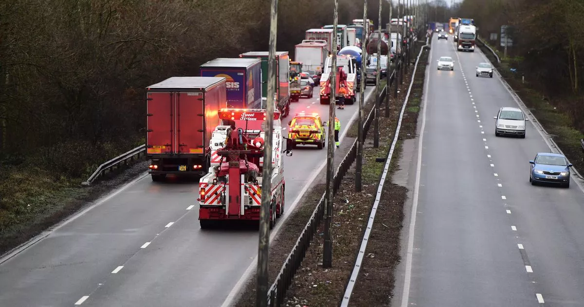 accident on a500