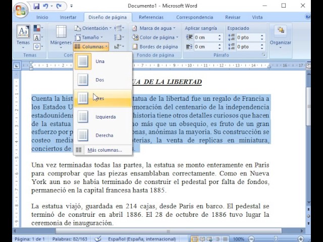 letra capital en word 2003