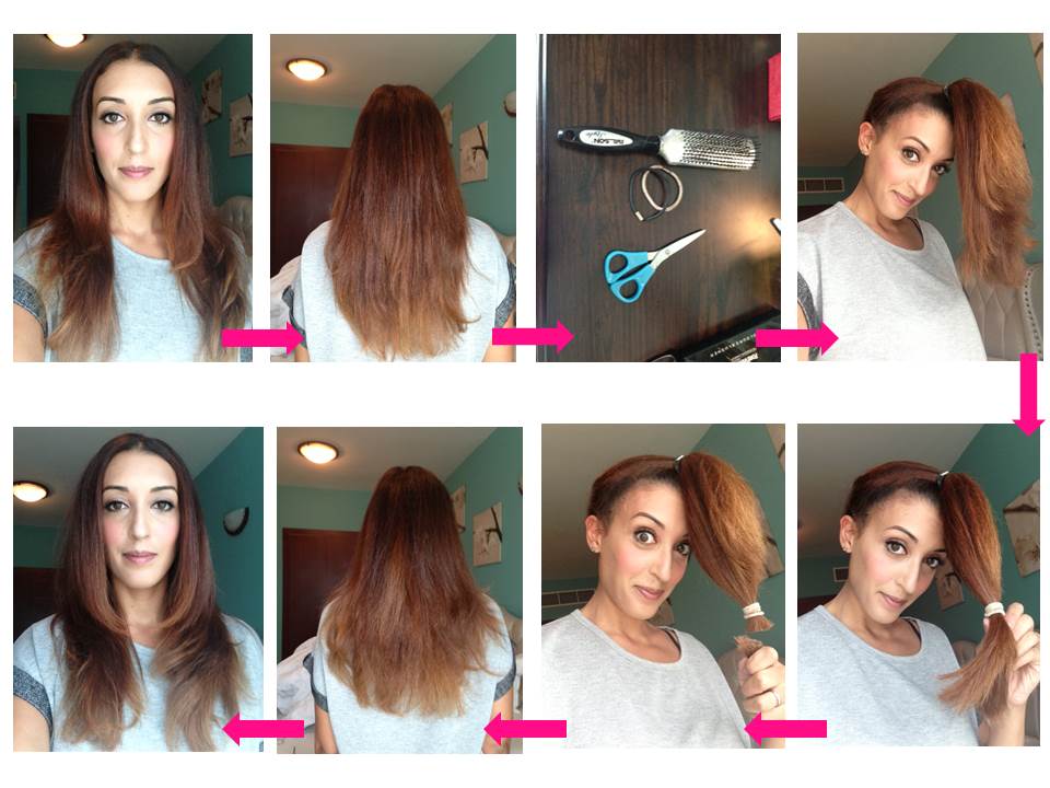 how to cut layers in your own hair