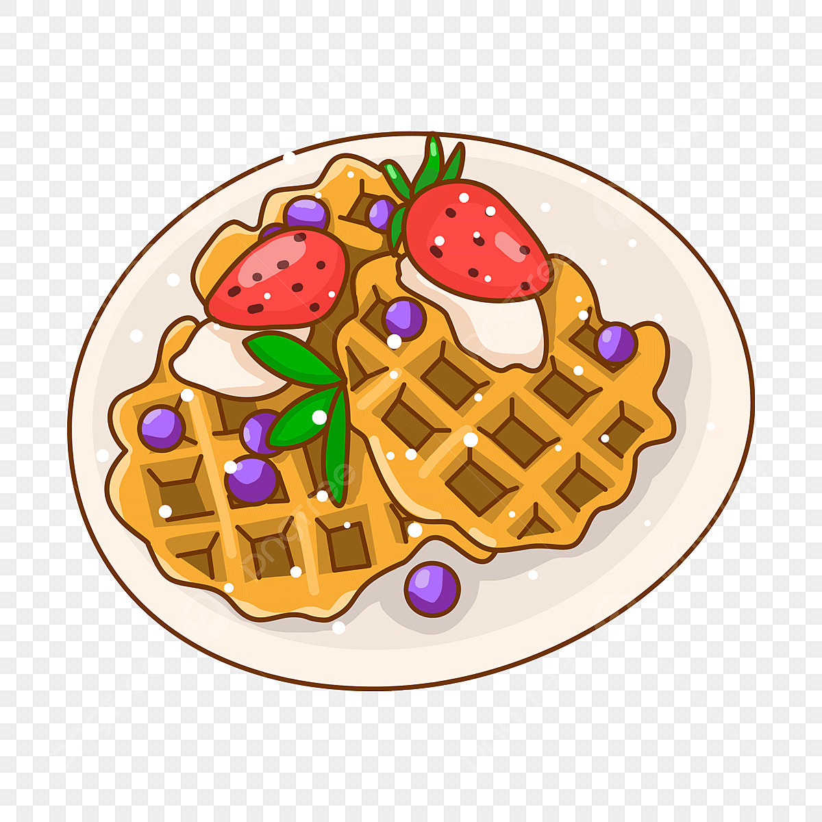 waffle clipart