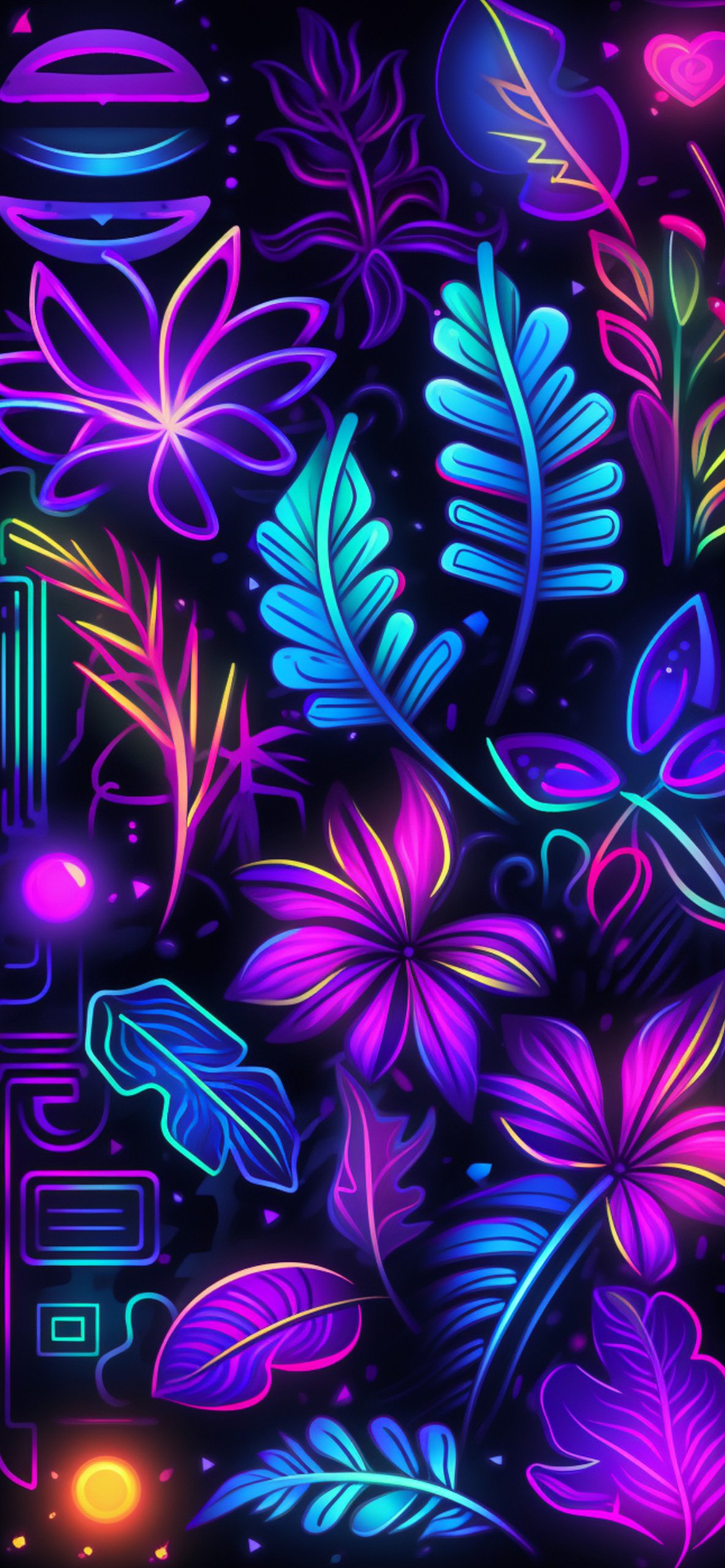 neon iphone wallpaper